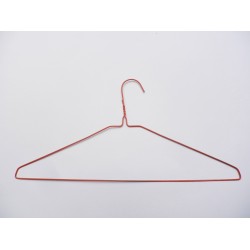 Strong Coloured Wire Coat Hangers (13G) 16"/40cm Gold Metal Clothes extra strong